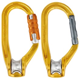 Petzl Rollclip A Karabiner mit Seilrolle