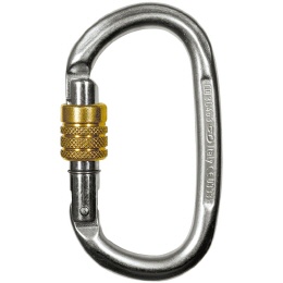 Climbing Technology Oval Schraubkarabiner Stahl