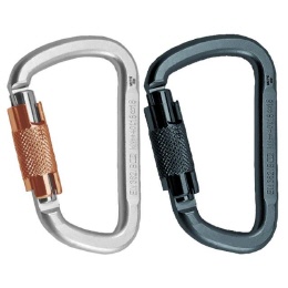 Rock Empire D-Form 2T Schraubkarabiner Stahl