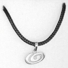Rock Empire Kettenanhänger Spiral Silber