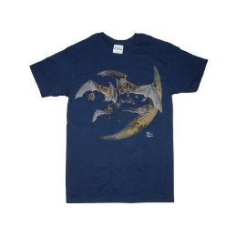 Bat and Moon T-Shirt Gr. S