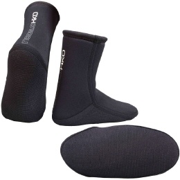 Warmbac 3,0 mm Socks Neopren schwarz/rot  verschiedene Größen 